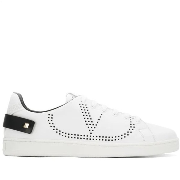 Valentino Garavani Shoes - VALENTINO GARAVANI BACKNET white sneakers